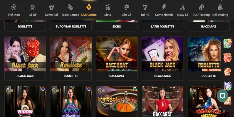 A variety of entertainment betting options available at online casinos